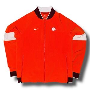 Clemson University Jacket Medium‎ NIKE Dri-Fit Tigers Zip Up Therma Warm AO5854